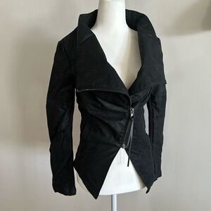 NWT H&M Faux Suede Shawl Jacket - Size 0